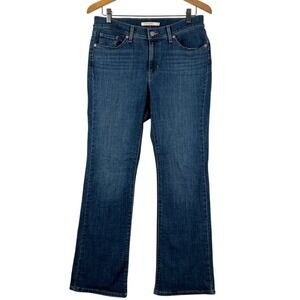 Levis Classic Bootcut Jeans Womens 8 Dark Wash‎ Denim 29x30